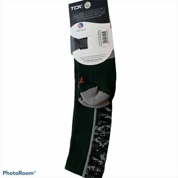 TCK Performance Socks Antimicrobial Pro Dri Green Camo Large - Picture 5 of 5